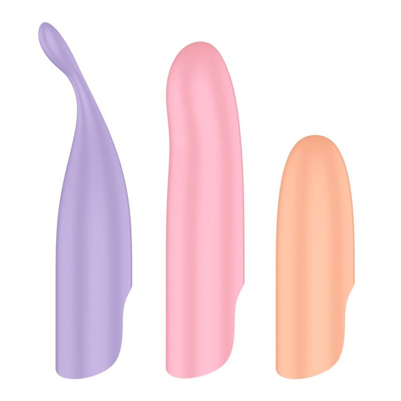 Satisfyer Playful Four 4-in-1 Rechargeable Toy with Interchangeable Sleeves Intimate Stimulator > Sex Toys > Couples Toys