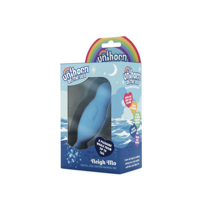 Unihorn of the Sea Neigh Mo Narwhal – Silicone Dual Motor Vibrator > Vibrators > Ladies > Clitoral Vibrators and Stimulators