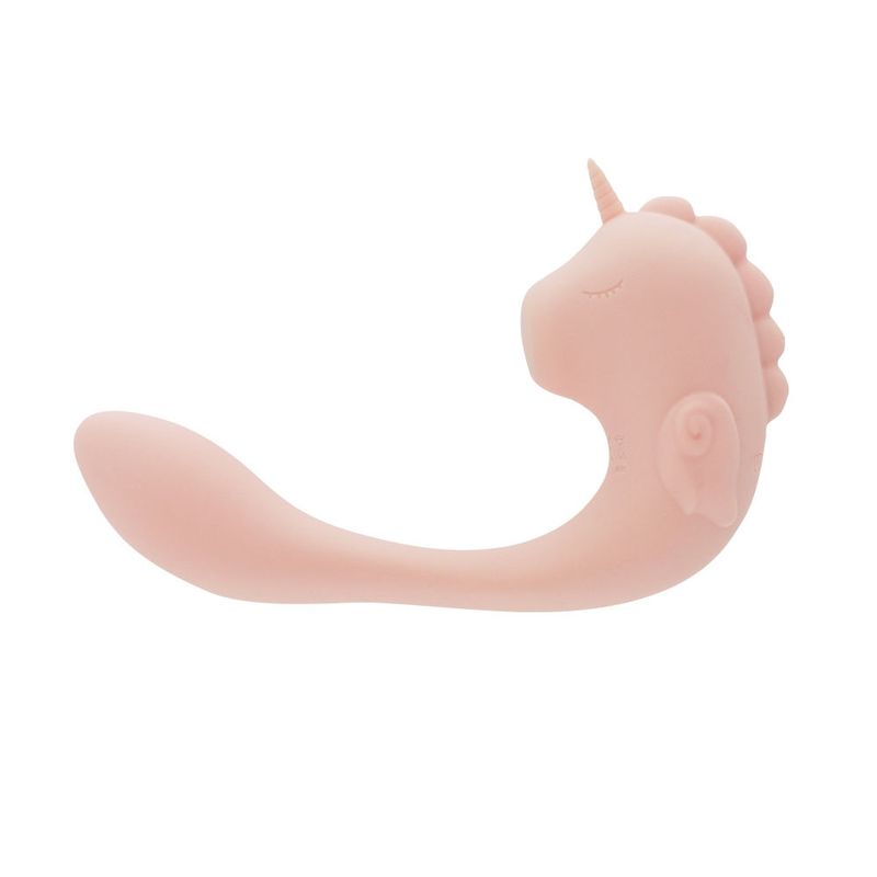 Ocean Peak Unihorn C-Horse Coral Throb – Soft Silicone Oscillating Tongue Vibrator > Vibrators > Unconventional