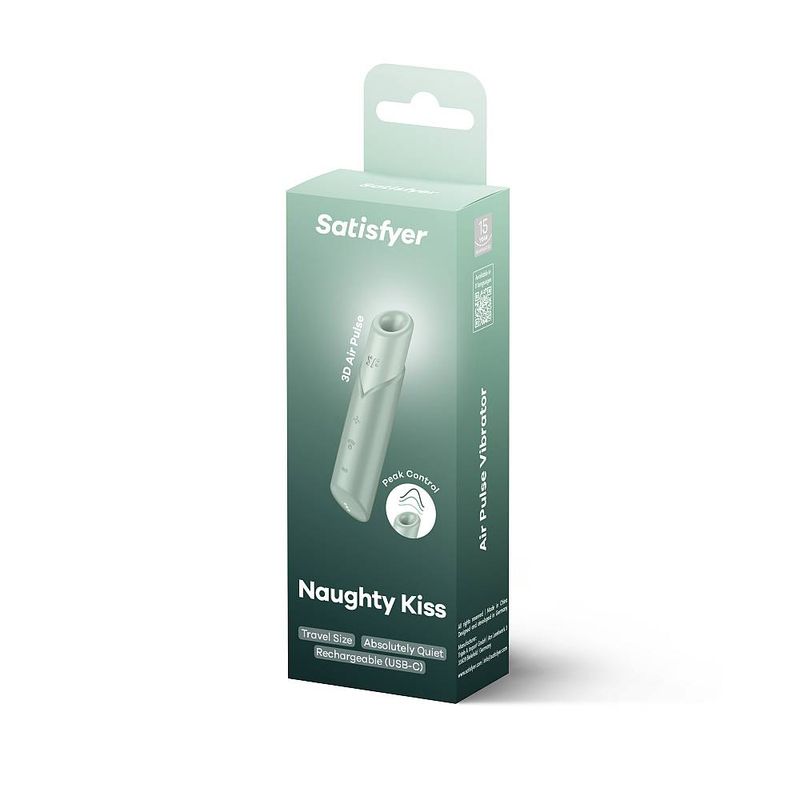 Satisfyer Naughty Kiss Mini – Compact Travel Size Clitoral Massager > Sex Toys For Ladies > Air Pulsation