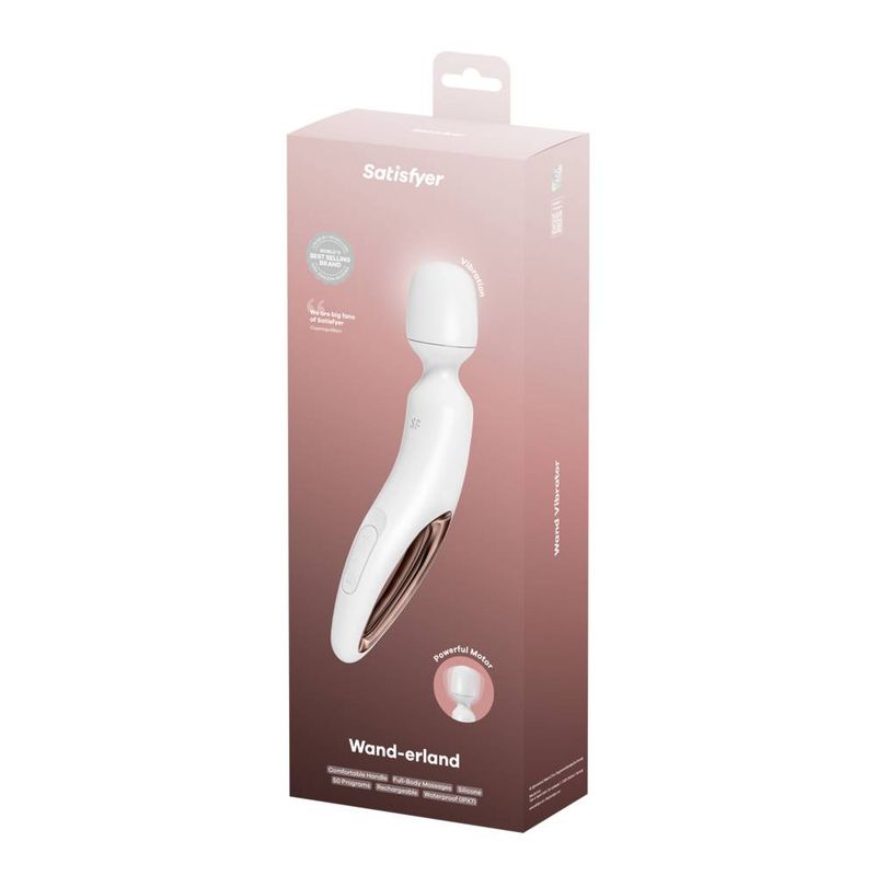 Satisfyer Wand-erland Rose Gold – USB Rechargeable Massage Wand > Sex Toys > Massage Wands