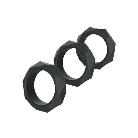 Hidden Desire Extreme Heavy CRing Set Default Title COCK RING Set