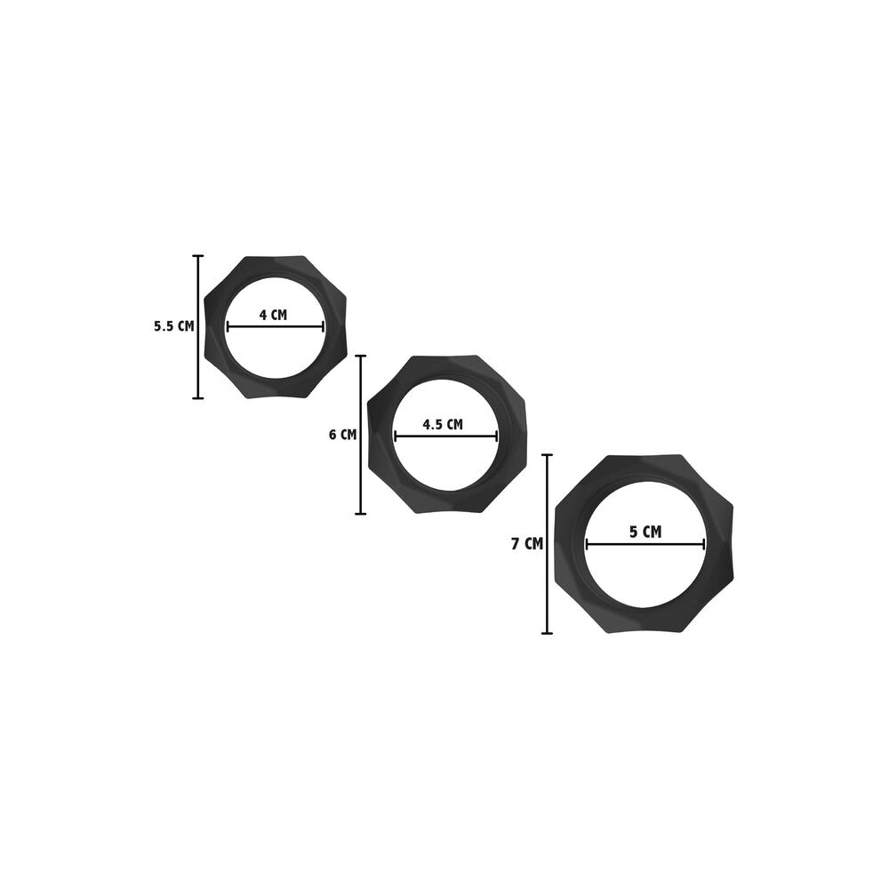 Hidden Desire Extreme Heavy CRing Set COCK RING Set