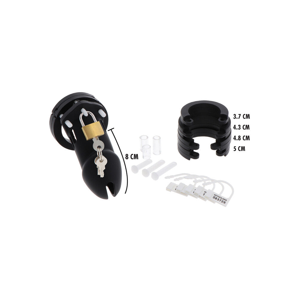 Hidden Desire Extreme Chastity Silicone Cock Cage Large > Bondage Gear > Male Chastity
