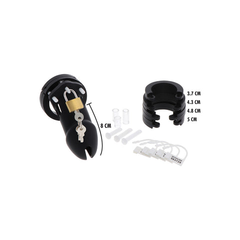 Hidden Desire Extreme Chastity Silicone Cock Cage Large > Bondage Gear > Male Chastity