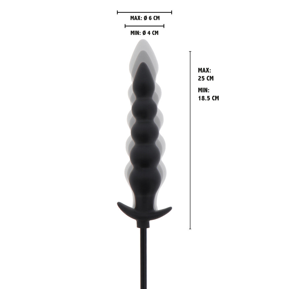 Hidden Desire Extreme Advanced Inflatable Ribbed Plug > Anal Range > Tunnel and Stretchers
