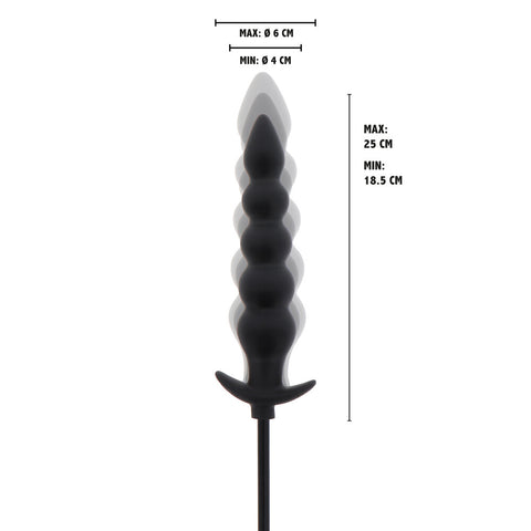 Hidden Desire Extreme Advanced Inflatable Ribbed Plug > Anal Range > Tunnel and Stretchers