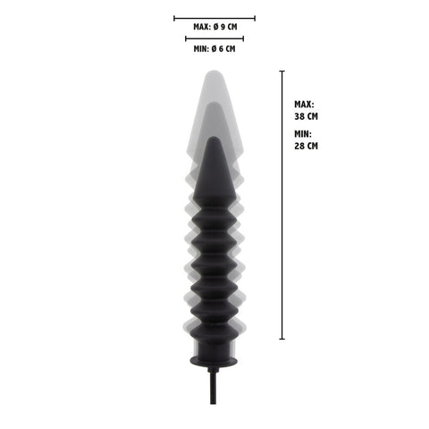Hidden Desire Extreme Expert Inflatable Ribbed Plug > Anal Range > Tunnel and Stretchers