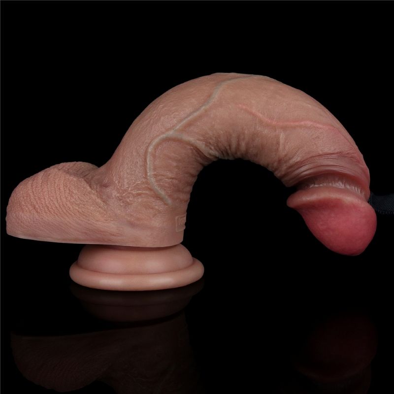 Lovetoy Dual Layered Silicone Dildo 7.5 Inches > Dildos > Realistic Dildos