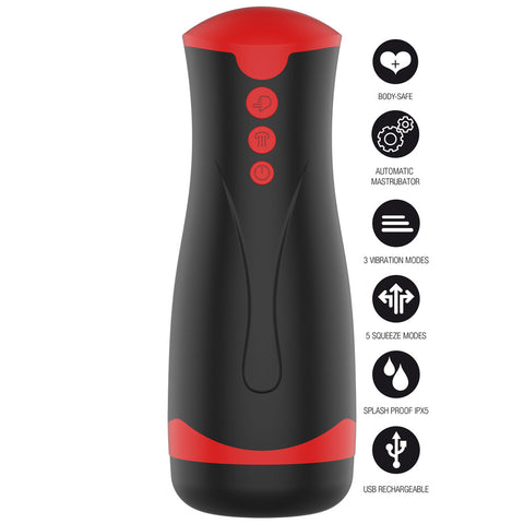 Hidden Desire Fusion X Deep Squeeze Masturbator > Sex Toys For Men > Vibrating Masturbators