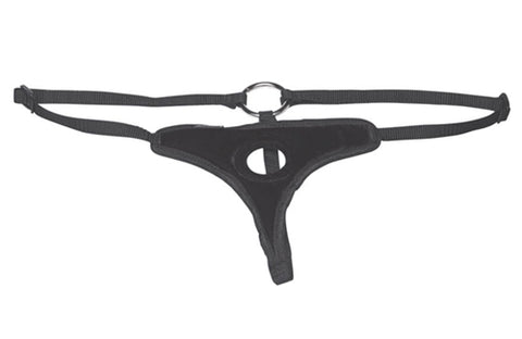 Lux Fetish Velvet Bikini Strap On Harness Adjustable Plush > Dildos > Strap On Harnesses