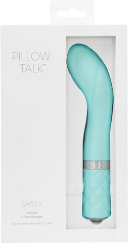 Pillow Talk Sassy Teal Vibrator for G-Spot Pleasure