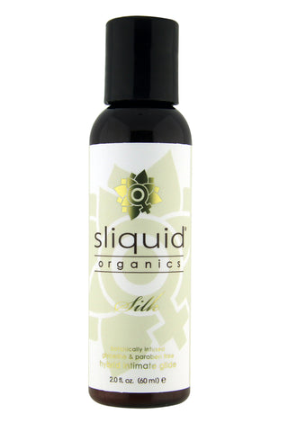 Organics Silk Natural Aloe Silicone Lubricant Smooth Glide Default Title Silicone Lubricant
