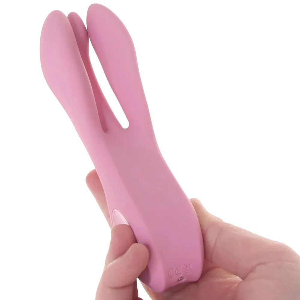 Satisfyer Threesome 1 Silicone Vibrator with Three Motors Targeted Stimulation Pink > Sex Toys For Ladies > Clitoral Vibrators and Stimulators