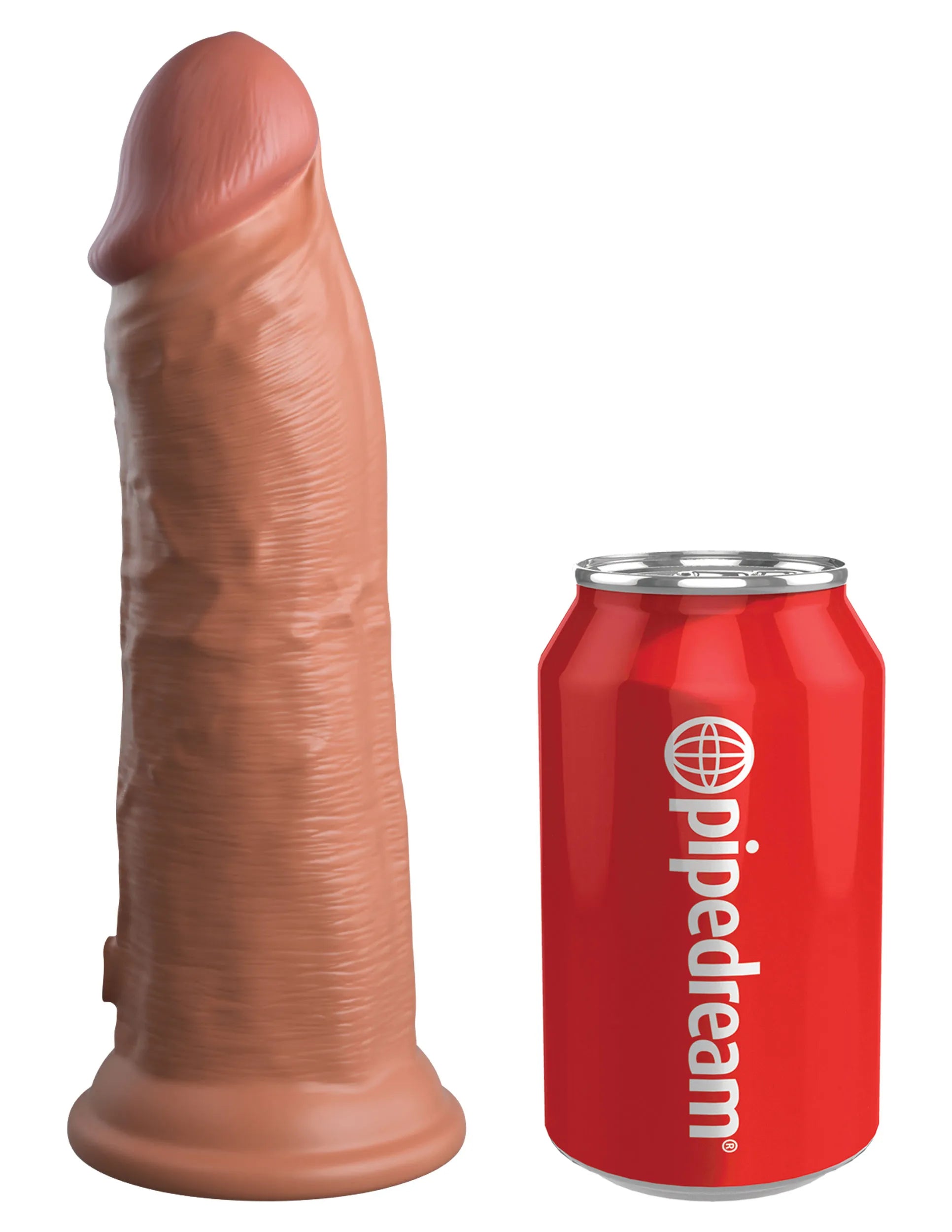 Pipedream King Cock Elite 8 Inch Dual Density Vibrating Silicone Cock > Vibrators > Realistic Vibrators