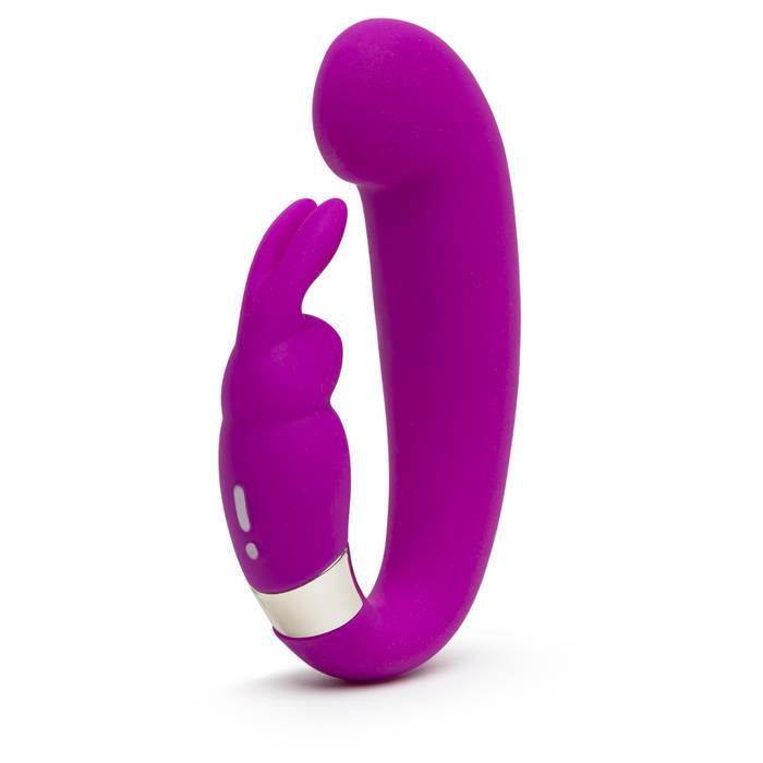 Happy Rabbit G-Spot Clitoral Curve Vibrator – Dual Motor Hands-Free Silicone Vibrator > Sex Toys For Ladies > G-Spot Vibrators