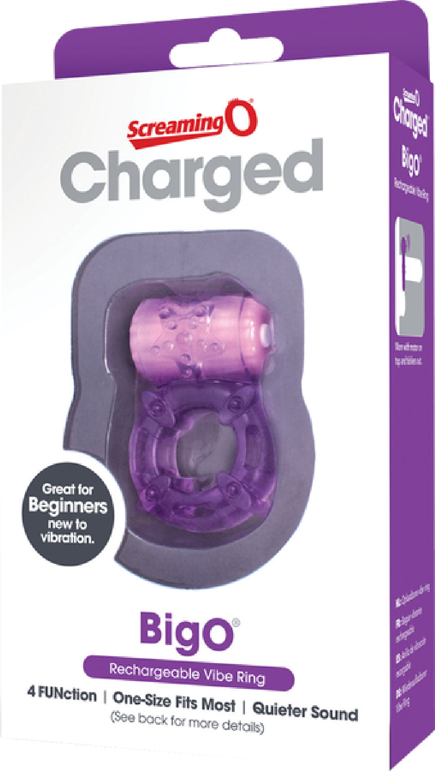 Screaming O Charged BigO – Rechargeable Silicone Vibrating Cock Ring > Cock Ring > Vibrating