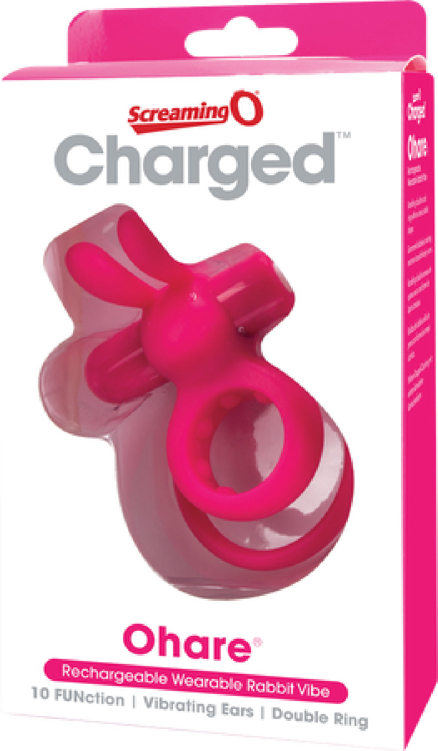 Charged Ohare Rechargeable Double Cock Ring True Silicone – Couples' Intimacy Vibrator > Sex Toys > Couples Toys