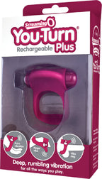 Charged You-Turn Plus – Rechargeable Silicone Vibrating Cock Ring > Cock Ring > Vibrating