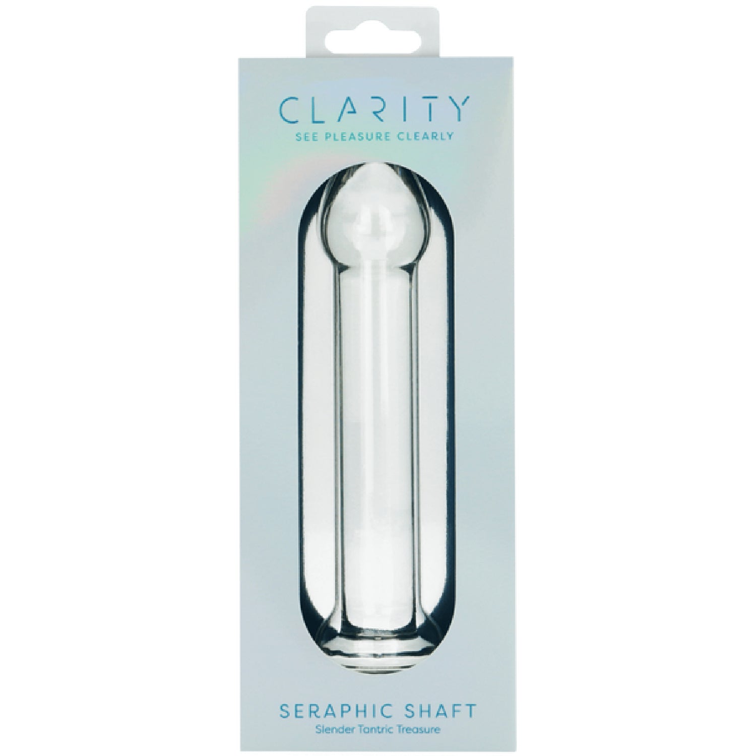 Seraphic Shaft Borosilicate Glass Dildo – Hand-Blown 6.6 Inch Straight Dildo Secondary image
