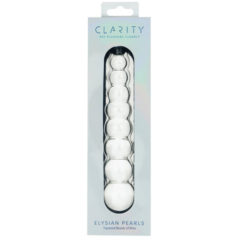 Elysian Pearls 6.7 Inch Borosilicate Glass Dildo Handblown Smooth Shaft > Glass > Dildos