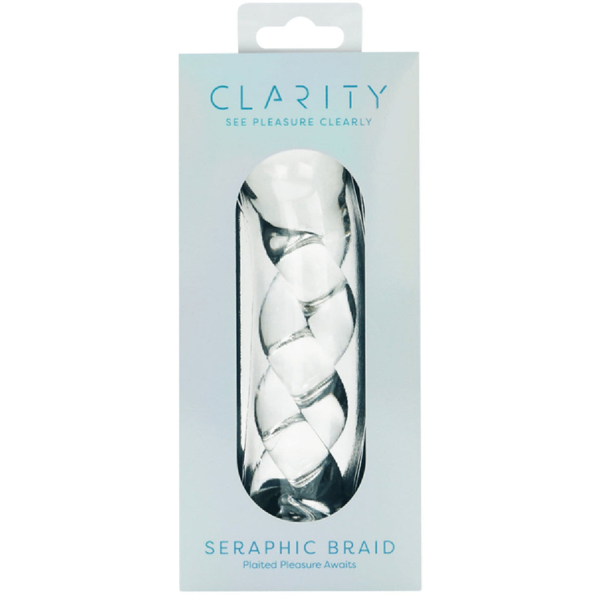 Seraphic Braid 5.7 Inch Borosilicate Glass Dildo Handblown Spiral Design Dildo > Glass > Dildos