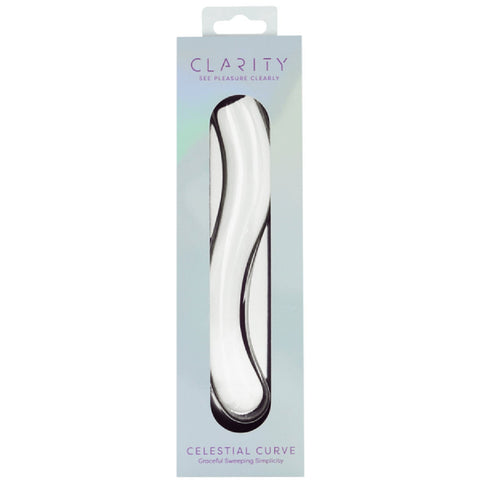 Celestial Curve 7.1 Inch Handblown Borosilicate Glass Double-Ended Dildo > Glass > Dildos