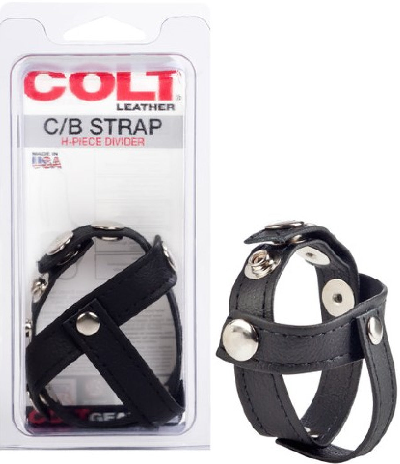 Colt Leather H-Piece Divider Strap – Soft Supple Leather Strap Accessory Secondary image