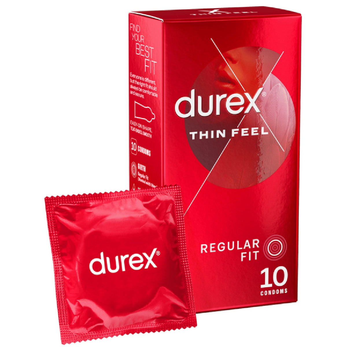 Durex Thin Feel Condoms – 3, 6, 10, 12 & 30 Pack Thin Condoms > Essentials > Condoms
