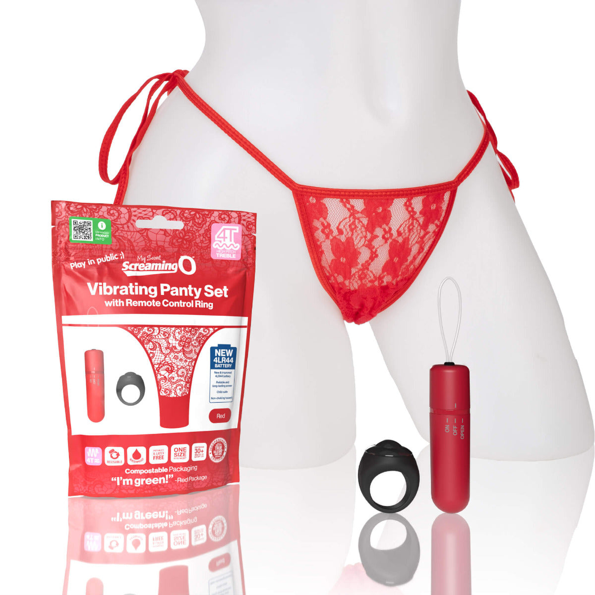 My Secret Screaming O 4T Panty Vibrator Set with Remote-Controlled High Pitch Treble Vibrating Bullet > Sex Toys For Ladies > Panty Vibes