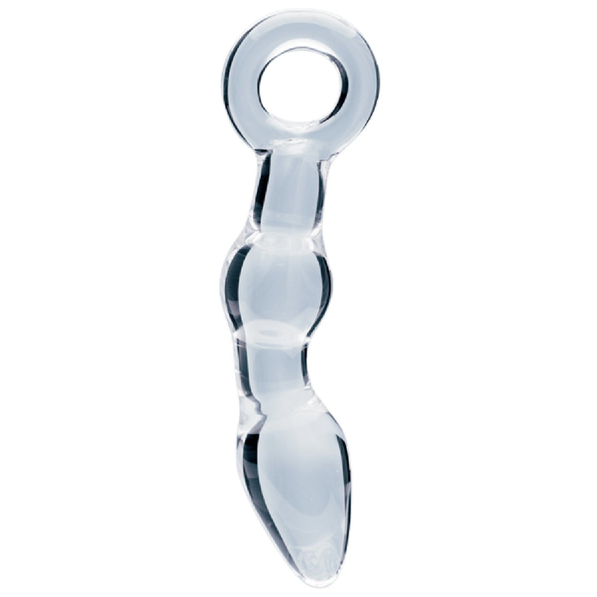 Utopian Mystique 5.2 Inch Ribbed Borosilicate Glass Anal Dildo > Glass > Dildos