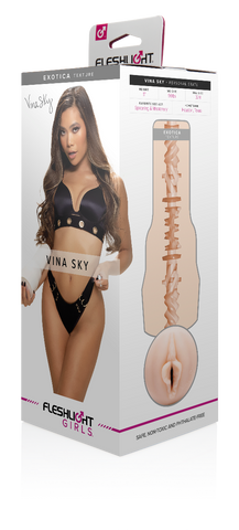 Fleshlight Girls Vina Sky Exotica – Real Feel Silicone Sleeve Male Masturbator > Sex Toys For Men > Masturbators > Pornstar