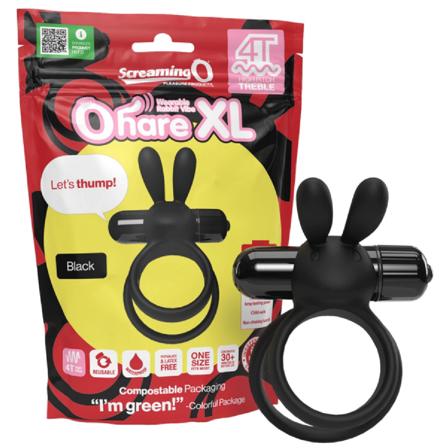 Screaming O Ohare 4T – Body-Safe Silicone Double Ring Vibrator with Clitoral and Perineal Stimulation Secondary image