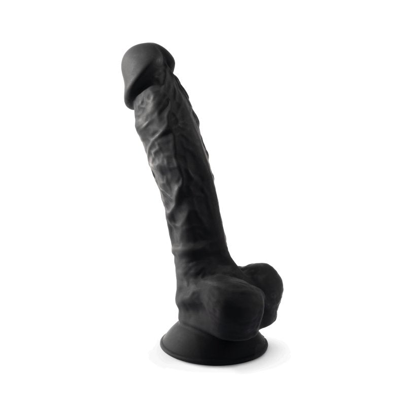 Silexd Model 1 Realistic Dual Density Silicone Dildo with Suction Cup (7 to 10 Inch) 8 Inch Black > Dildos > Realistic Dildos