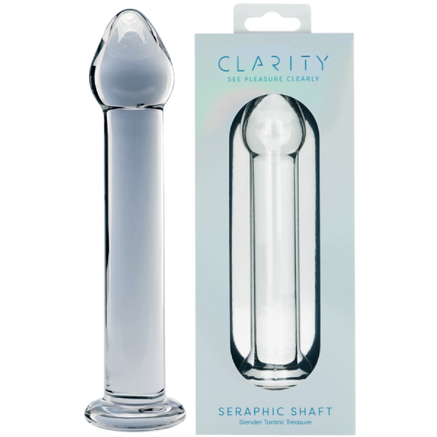 Seraphic Shaft Borosilicate Glass Dildo – Hand-Blown 6.6 Inch Straight Dildo > Glass > Dildos Main image