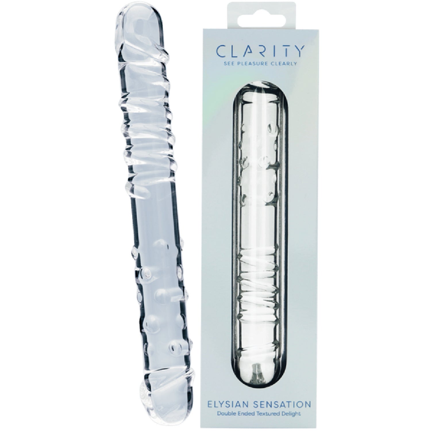Elysian Sensation 7.1 Inch Double-Ended Borosilicate Glass Dildo > Glass > Dildos Main image