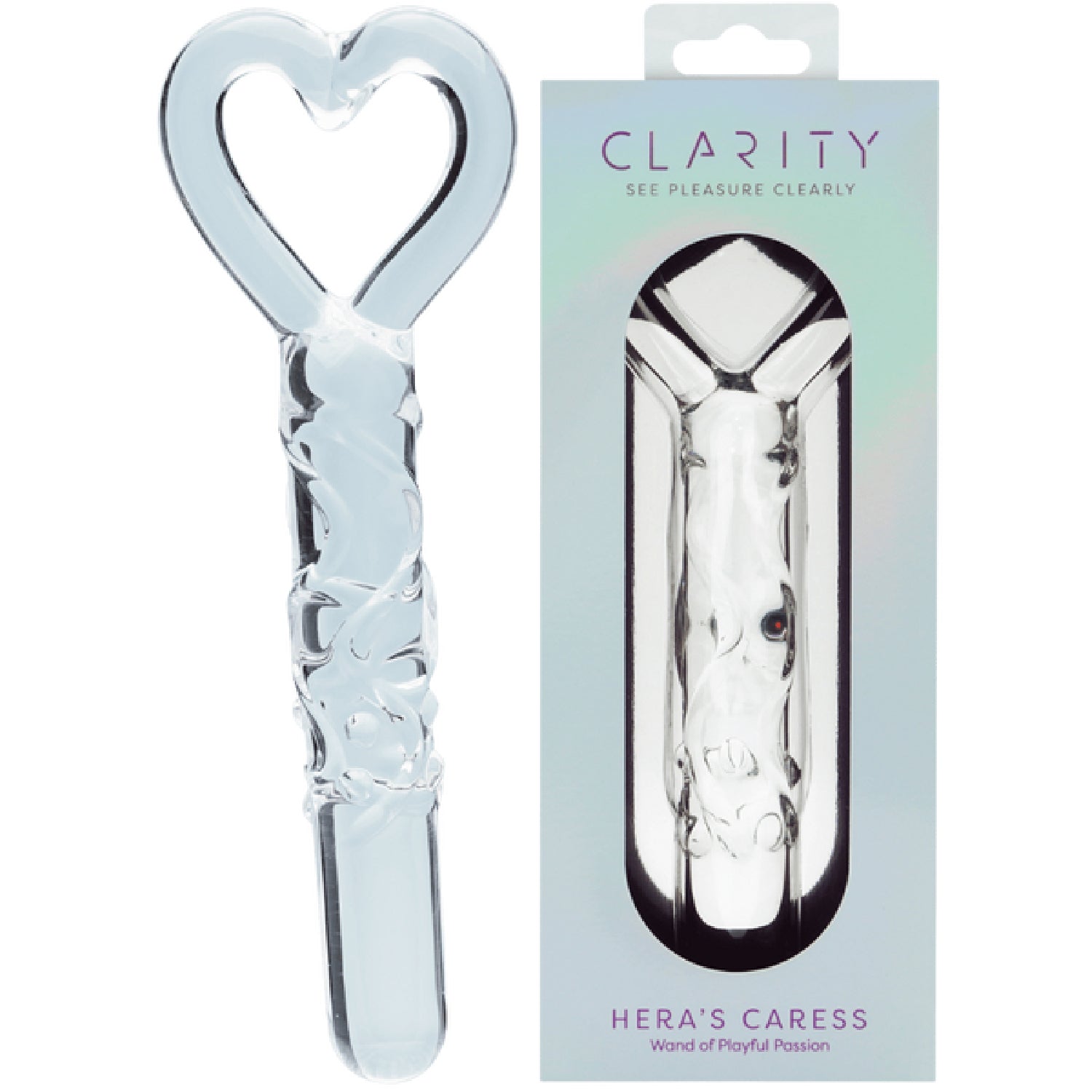 Hera’s Caress Handblown Borosilicate Glass Dildo 5.9 Inch Durable Intimate Accessory Secondary image