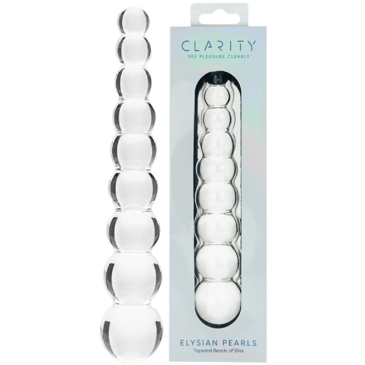 Elysian Pearls 6.7 Inch Borosilicate Glass Dildo Handblown Smooth Shaft > Glass > Dildos