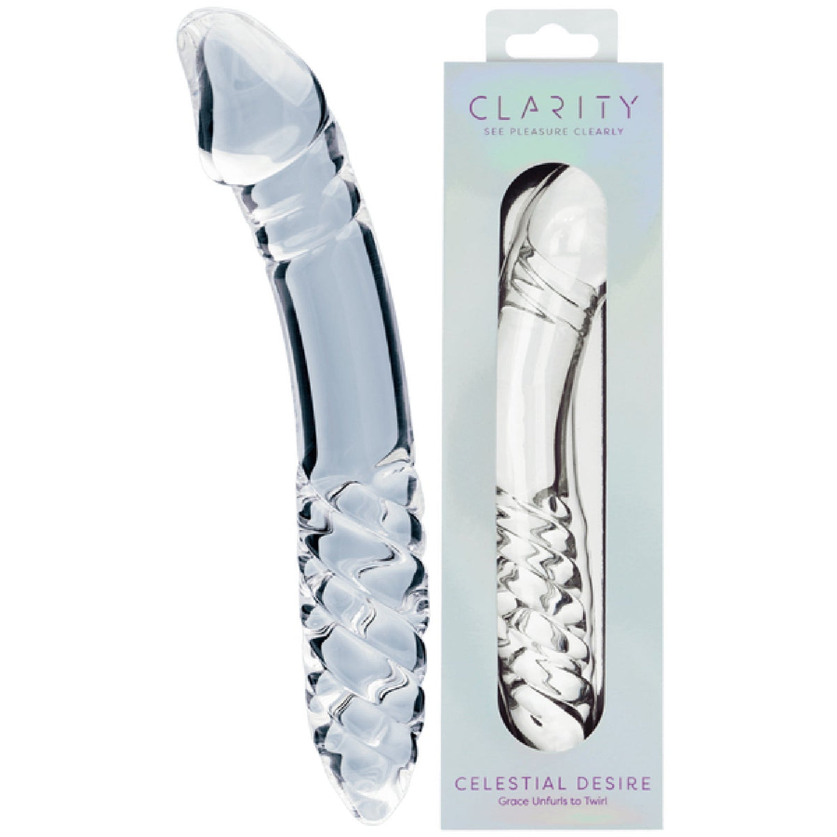 Celestial Desire 7.4 Inch Double-Ended Borosilicate Glass Dildo > Glass > Dildos