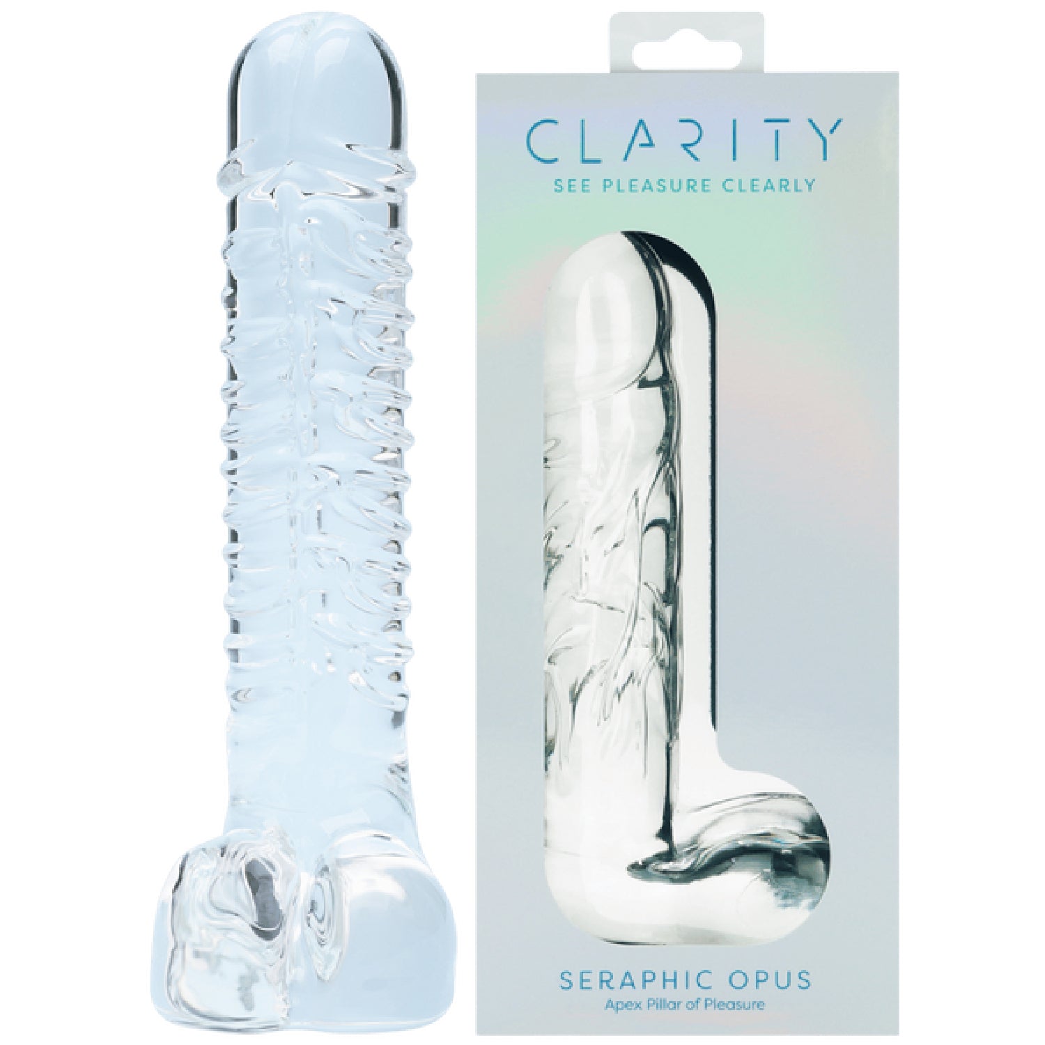 Seraphic Opus Handblown 7.2 Inch Borosilicate Glass Dildo Body-Safe Durable Material > Glass > Dildos Main image
