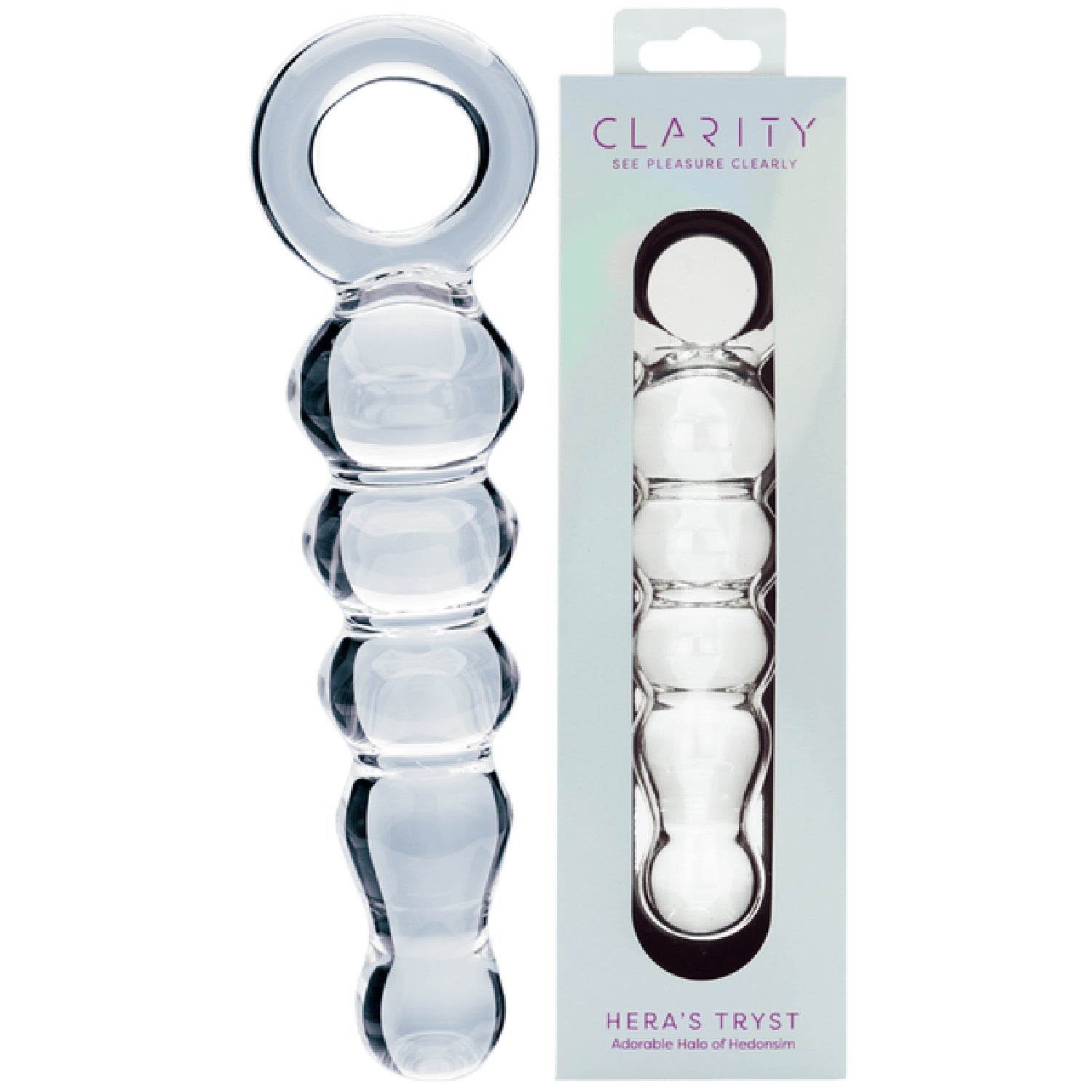 Hera's Tryst – 4.9 Inch Handblown Borosilicate Glass Dildo Secondary image