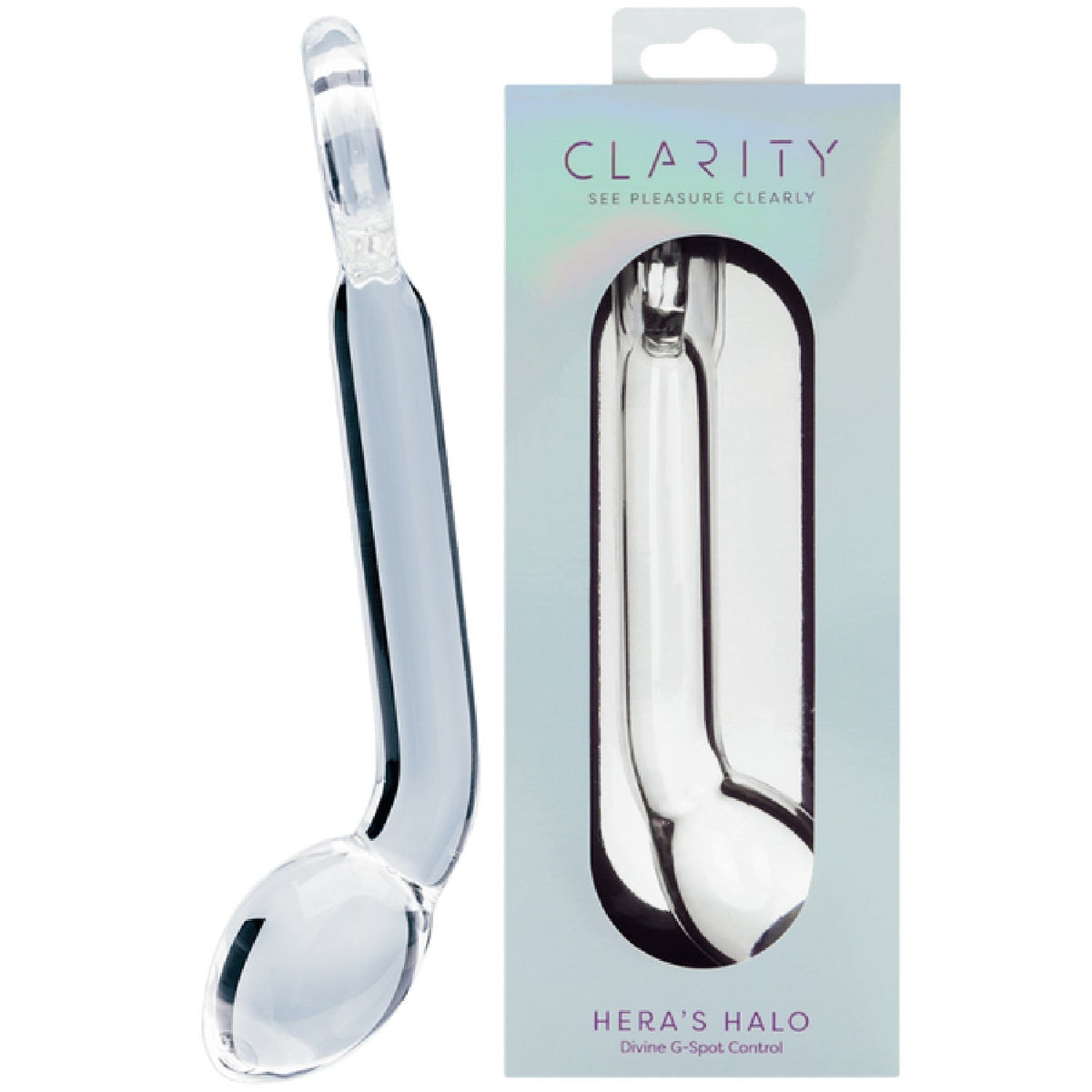 Hera's Halo Handblown Borosilicate Glass Dildo – 6 Inch Non-Porous Hypoallergenic > Glass > Dildos