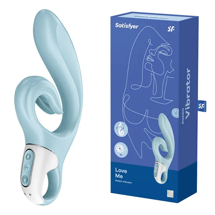 Satisfyer Love Me 22cm Rabbit Vibrator – Waterproof Silicone