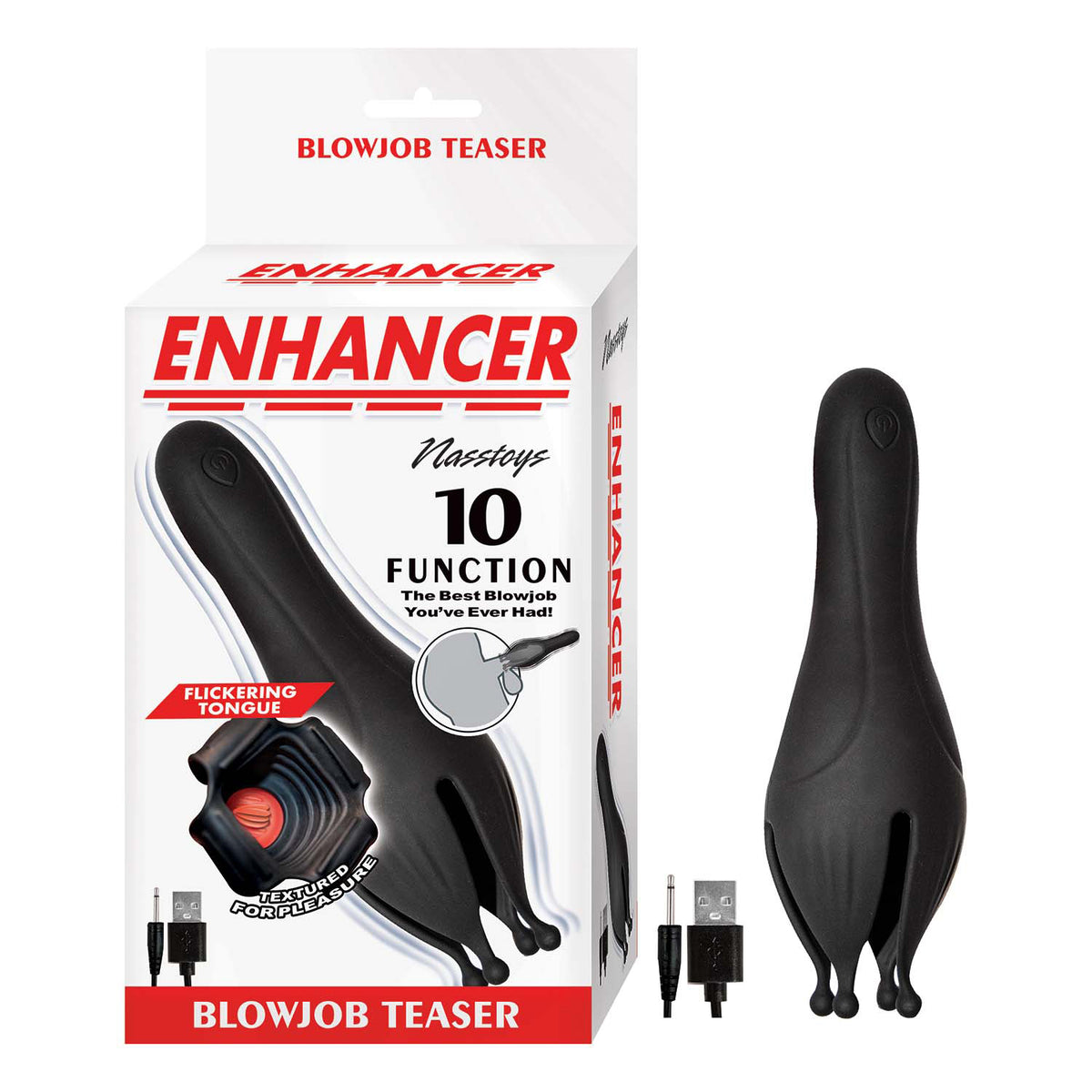 Enhancer Ultimate Blow Job Masturbator – Flicking Tongue with 10 Suction and Vibration Patterns > Sex Toys For Men > Masturbators > Vibrating