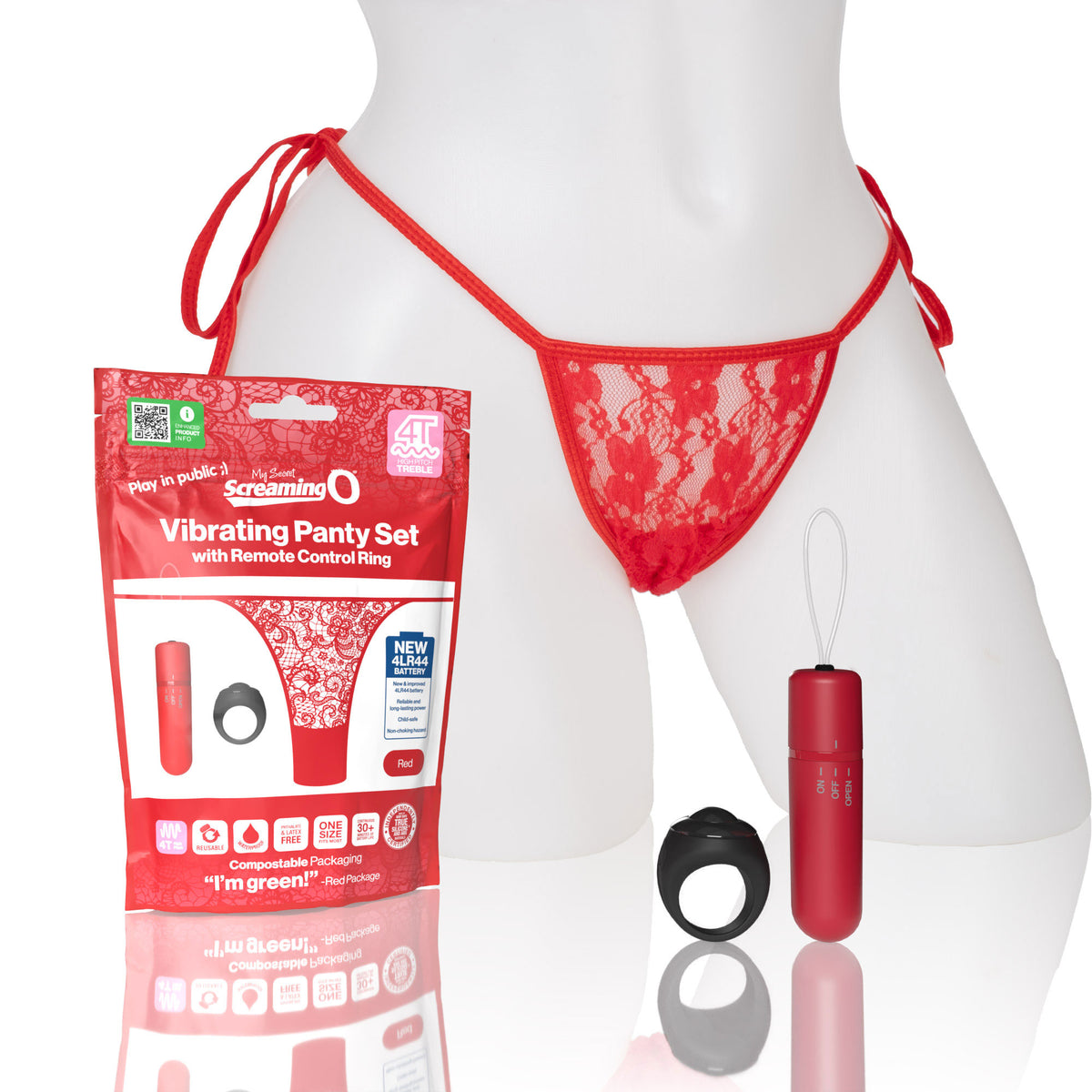 My Secret Screaming O 4T Panty Vibrator Set with Remote-Controlled High Pitch Treble Vibrating Bullet > Sex Toys For Ladies > Panty Vibes