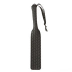 Sei Mio Vegan Leather Tyre Paddle – Tire-Tread Textured Spanking Paddle Black > Bondage Gear > Paddles