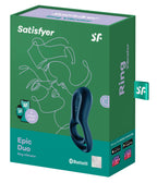 Satisfyer Epic Duo Bluetooth App-Controlled Rechargeable Vibrating Cock Ring > Sex Toys > Remote Control Toys