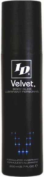 ID Velvet Silicone Lubricant – 6.7oz Bottle Silky Smooth Lubricant > Lube > Silicone