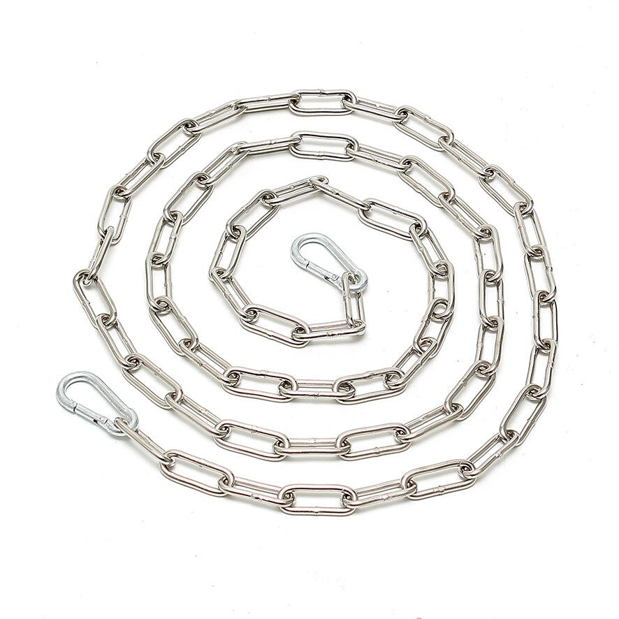 200cm Chain With Hooks (Silver) – Durable Accessory Chain Default Title > Bondage Gear > Restraints Main image