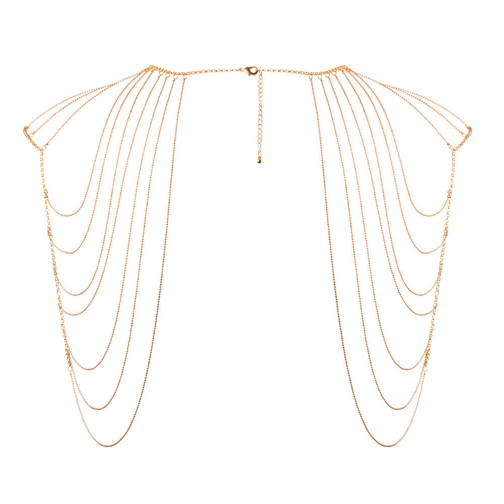 Bijoux Indiscrets Magnifique Shoulder Jewellery Gold Default Title > Clothes > Body Jewellery